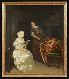 Jakob Ochtervelt - Die Briefleserin, 66618-3, Van Ham Kunstauktionen