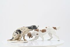 Meissen - Zwei Jagdhunde, 75074-70, Van Ham Kunstauktionen
