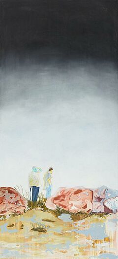 Mario Palm - Zwei Wanderer mit Nebel und Meer, 300001-3411, Van Ham Kunstauktionen
