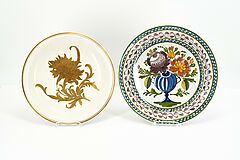 Frankreich und Delft - Gruppe von 15 Tellern Platten und Schalen, 75971-7, Van Ham Kunstauktionen
