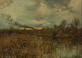 Fritz von Wille - Altwasser des Rheins, 74090-7, Van Ham Kunstauktionen