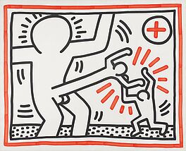 Keith Haring - Ohne Titel Aus Three Lithographs, 70648-1, Van Ham Kunstauktionen
