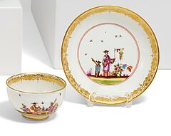 Meissen - Koppchen und Unterschale mit Chinoiserien, 81787-11, Van Ham Kunstauktionen