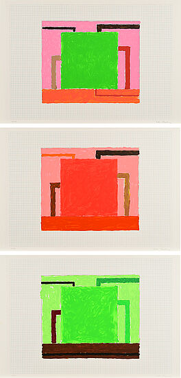 Peter Halley - Serie von 3 Lithografien, 65256-3, Van Ham Kunstauktionen