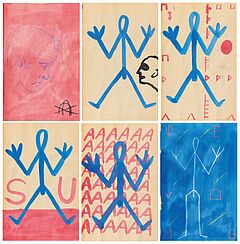 AR Penck Ralf Winkler - Training fuer den 6ten StandART, 68003-42, Van Ham Kunstauktionen