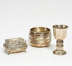 Konvolut  Pokal Dose Vase und Schale, 58996-5, Van Ham Kunstauktionen