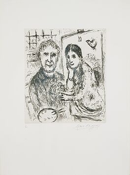 Marc Chagall - Le Peintre au Chevalet, 76524-4, Van Ham Kunstauktionen