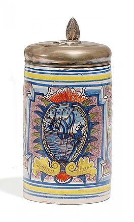 Walzenkrug mit Segelschiff, 56232-91, Van Ham Kunstauktionen