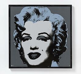 Andy Warhol - Wandbild Marilyn grau-schwarz, 54747-1, Van Ham Kunstauktionen