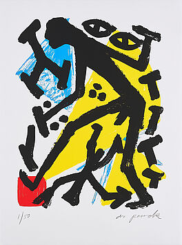 AR Penck - Ohne Titel, 70607-1, Van Ham Kunstauktionen