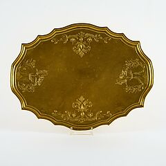 Deutschland - Grosses passiges Presentoir mit Vogelzier, 80922-18, Van Ham Kunstauktionen