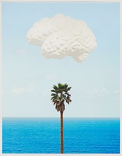 John Baldessari - Brain Cloud With Seascape and Palm Tree, 76080-2, Van Ham Kunstauktionen