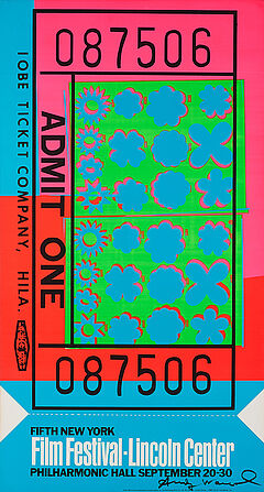 Andy Warhol - Lincoln Center Ticker, 68233-6, Van Ham Kunstauktionen