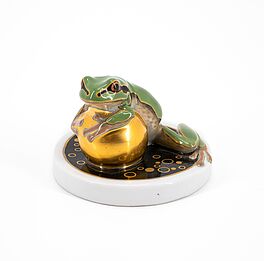 Meissen - Frosch auf goldener Kugel, 65452-3, Van Ham Kunstauktionen