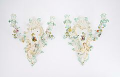 Meissen - Paar Appliken mit Amoretten, 80199-3, Van Ham Kunstauktionen