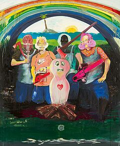 Moritz Schleime - Heinz Ketschup an der Kettensaege, 70601-5, Van Ham Kunstauktionen