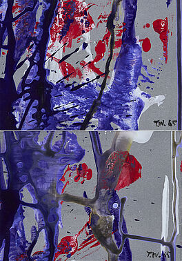 Theodor Werner - Konvolut von 2 Papierarbeiten, 73367-1, Van Ham Kunstauktionen