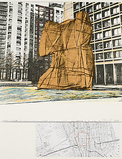 Christo - Wrapped Sylvette Project for Washington Square Village New York Aus Hommage a Picasso, 77235-9, Van Ham Kunstauktionen