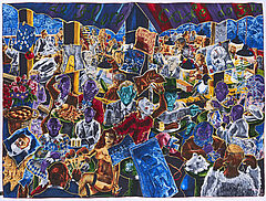 Joerg Immendorff - Cafe de Flore, 78017-2, Van Ham Kunstauktionen