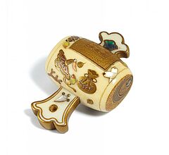 Netsuke Hammer des Gluecksgottes Daikoku, 65350-17, Van Ham Kunstauktionen