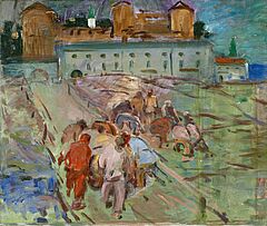Robert Hermann Sterl - Prozession bei Simbirsk, 57349-14, Van Ham Kunstauktionen