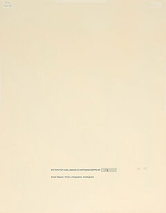 Andre Masson - Aus Epitaph Karl Amadeus Hartmann, 80374-767, Van Ham Kunstauktionen