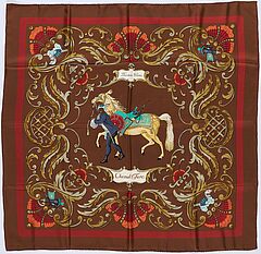 Hermes - Carre Cheval Turc, 69664-134, Van Ham Kunstauktionen