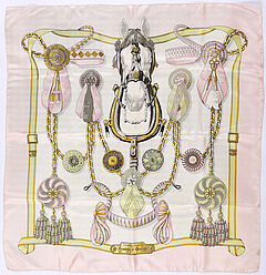 Hermes - Carre Frontaux et Cocardes, 73963-5, Van Ham Kunstauktionen