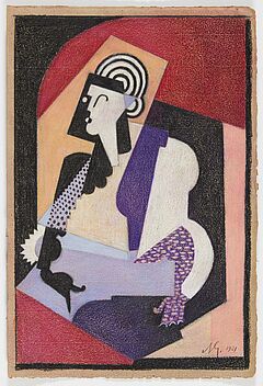 Albert Gleizes - Ohne Titel Frau mit schwarzem Handschuh, 76190-4, Van Ham Kunstauktionen