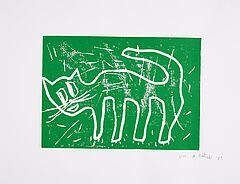 Andre Butzer - Ohne Titel Katze, 75263-8, Van Ham Kunstauktionen