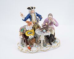Meissen - Quacksalber mit Krankem und Harlekin, 76123-3, Van Ham Kunstauktionen