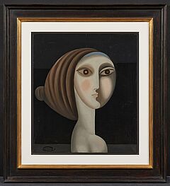 Johann Georg Mueller - Ohne Titel Frauenkopf, 77482-1, Van Ham Kunstauktionen