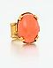 Karl Schmidt-Rottluff - Goldring mit ovaler Koralle, 76960-7, Van Ham Kunstauktionen