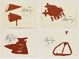 Joseph Beuys - Konvolut von 4 Postkarten Aus Zeichen fuer den Braunraum, 63553-6, Van Ham Kunstauktionen
