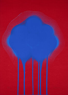 Otto Piene - Blaue Feuerblume, 76876-3, Van Ham Kunstauktionen
