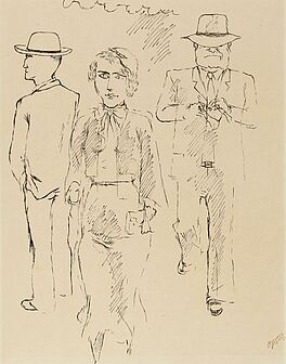 George Grosz - Street scene New York, 60044-1, Van Ham Kunstauktionen