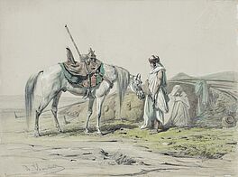 Theodor Horschelt - Zwei rastende Beduinen, 77884-4, Van Ham Kunstauktionen