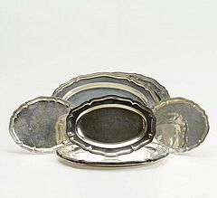 Konvolut acht ovale Platten, 55577-6, Van Ham Kunstauktionen