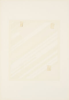 Guenter Fruhtrunk - Fallende Diagonalen in Schwarz-Rot von Blau begleitet Aus Optisches ueber Malerei, 79999-5, Van Ham Kunstauktionen