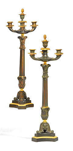 Paar Girandolen Charles X, 55582-2, Van Ham Kunstauktionen