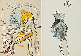 Marcel Eichner - Konvolut von 2 Papierarbeiten, 68339-2, Van Ham Kunstauktionen