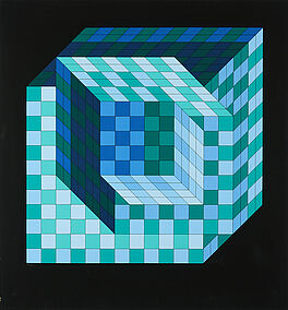 Victor Vasarely - Lang d´argent, 80374-609, Van Ham Kunstauktionen