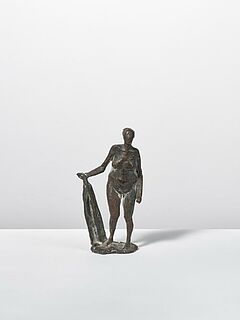 Waldemar Otto - Kleine Stehende mit Gewand, 80100-74005, Van Ham Kunstauktionen