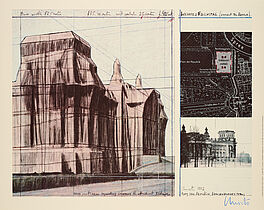 Christo - Wrapped Reichstag Project for Berlin, 77056-2, Van Ham Kunstauktionen