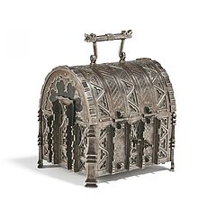 Frankreich - Schatulle mit hohem Runddeckel, 80704-6, Van Ham Kunstauktionen