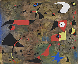 Joan Miro - Femme et oiseaux Aus Constellations, 70440-1, Van Ham Kunstauktionen