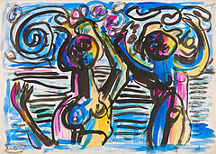 Johann Georg Mueller - Am Meer, 75211-1, Van Ham Kunstauktionen