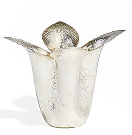 Allan Scharff - Kleine bluetenfoermige Vase mit strukturierter Oberflaeche, 59086-11, Van Ham Kunstauktionen