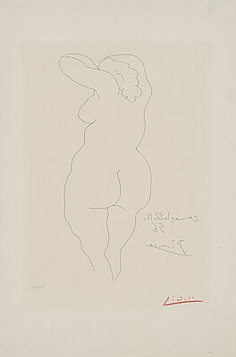 Pablo Picasso - Femme nue de dos, 69692-2, Van Ham Kunstauktionen