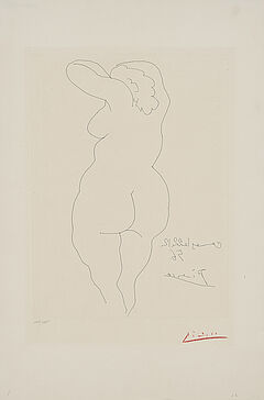 Pablo Picasso - Femme nue de dos, 69692-2, Van Ham Kunstauktionen